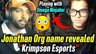 Jonathan org name revealed "Krimpson eSports" 😲 Jonathan playing with Omega Ninjaboi Slug 🚨