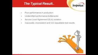 Strategic Elements for Successful Performance Testing: Impetus Webinar