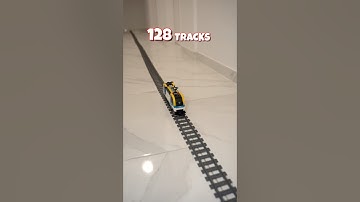 Lego Train Tracks But They Double Each Time #lego #train #satisfying