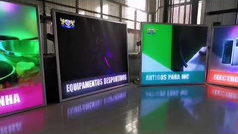 Programmable Animation Dynamic  RGB Lightbox, Pitch 50 mm