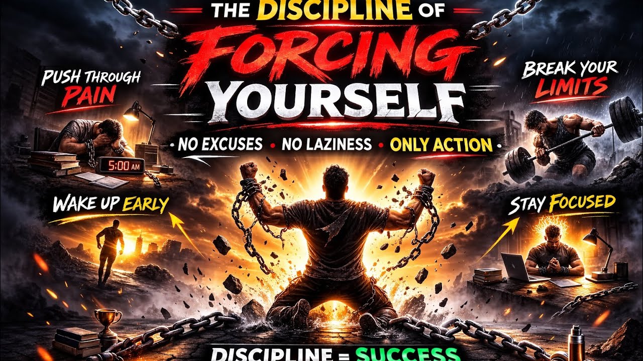 खुद को मजबूर करने की ताकत | No Excuses, Just Action | Powerful Motivation