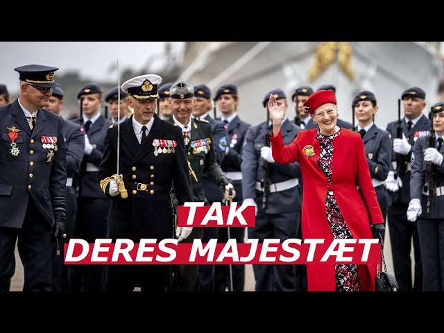 Forsvaret siger tak for 52 års tro tjeneste - Tak Deres Majestæt class=