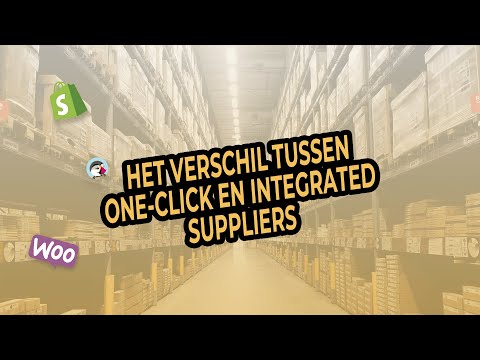 Het verschil tussen one-click en integrated suppliers