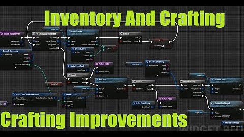 UE4 Inventory And Crafting / Crafting Improvements