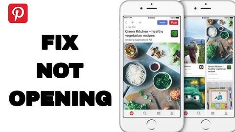 How To Fix And Solve Not Opening On Pinterest App | Easy Fix