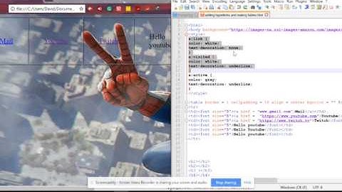 Adding tables and Hyperlinks!