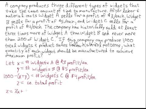 170 Manufacturing Application