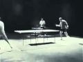 Bruce Lee Plays Ping Pong With Num Chucks