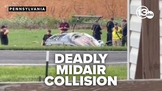 Pennsylvania State Police helicopter, plane collide midair in deadly crash