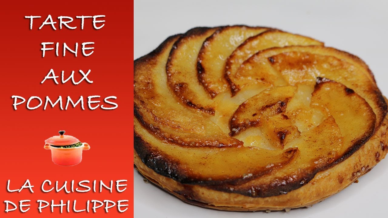 Tarte fine aux pommes