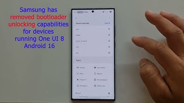 OneUI8 Android16 - Removed OEM Unlocking Toggle[bootloader]