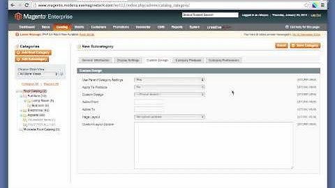 Magento: How to Create Categories