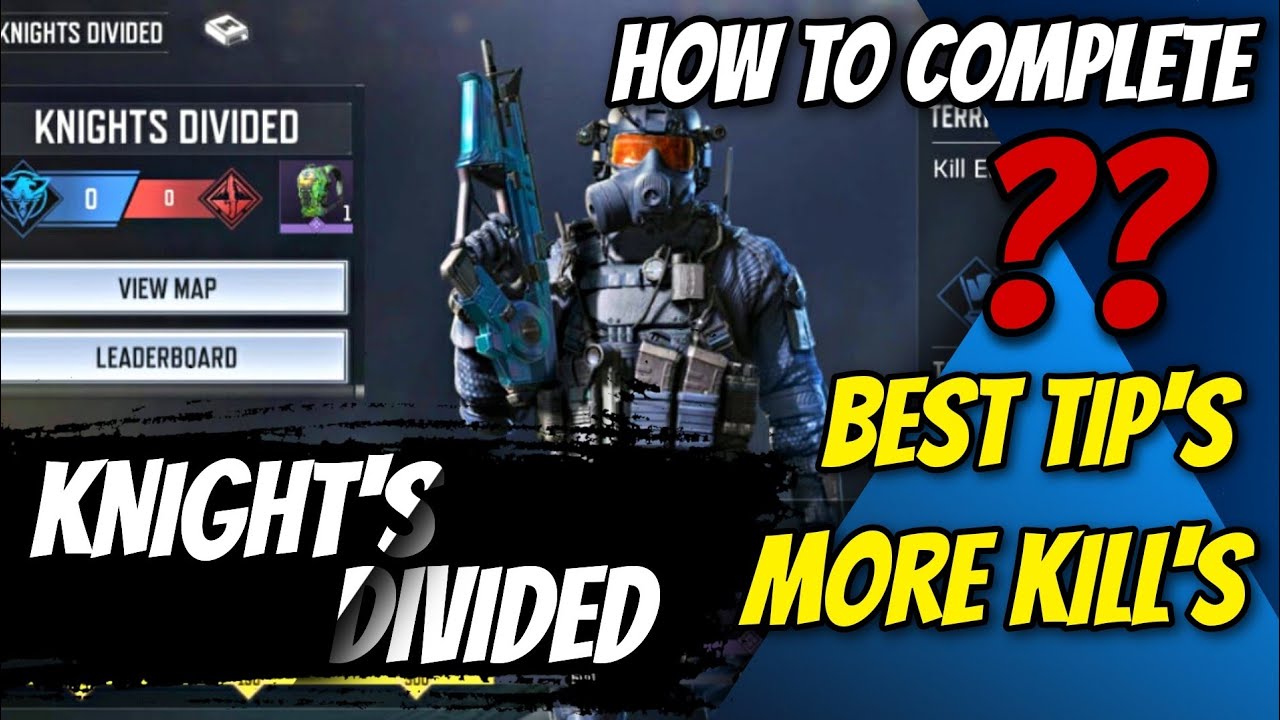 How to complete knight divided mission in hindi | call of duty mobile