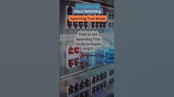 34. #Shorts Switch to Rapid PVST!