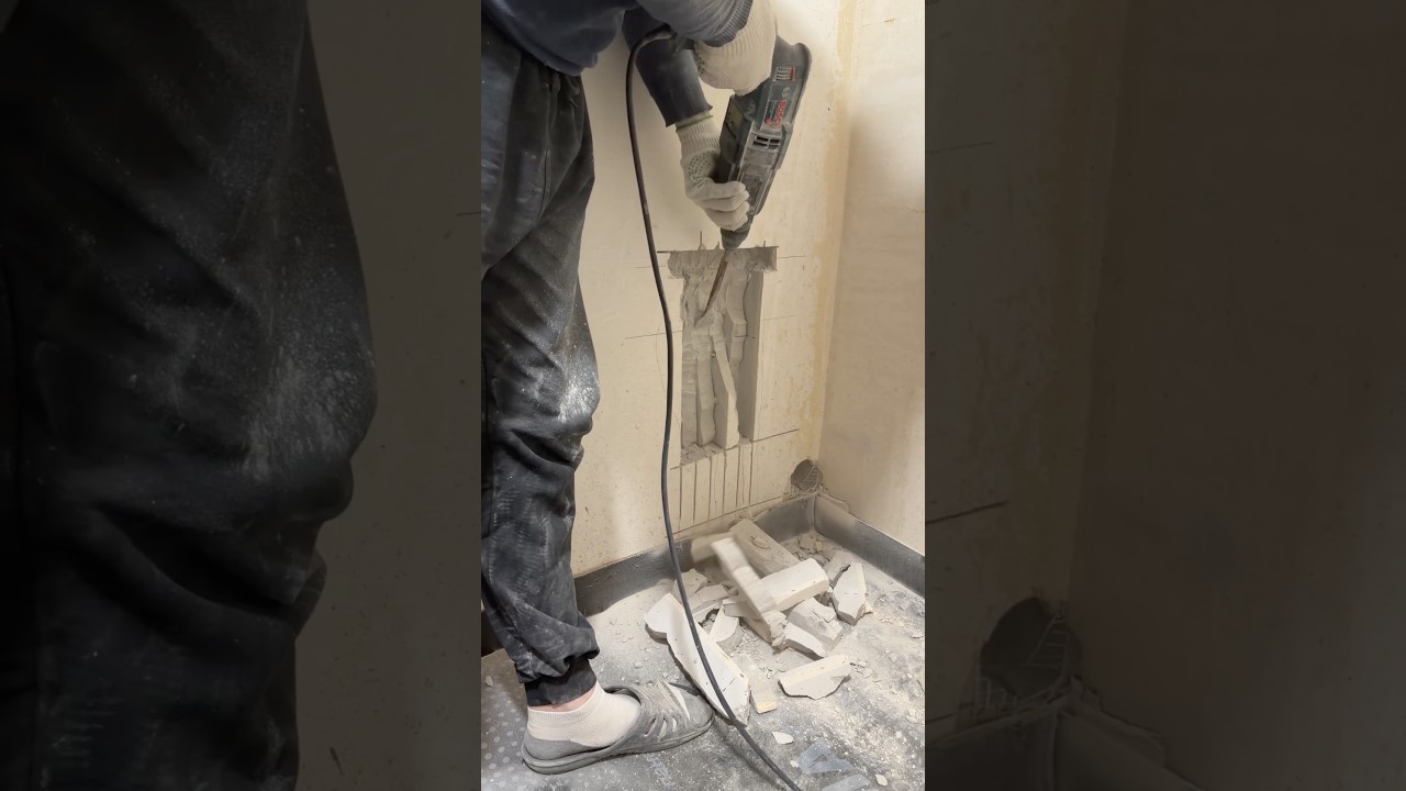 Никогда не делай сантехнику до штукатурки стен!