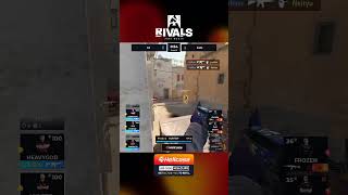 huNter Secures Triple Kill off Teammate Flash #cs2 #blast #Rivals #hellcase