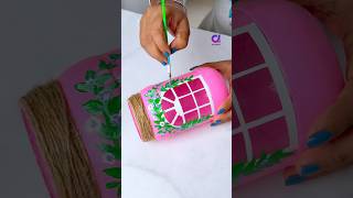 Glass jar lamp ❤️😍😍 #glass  #light #decoration #ytshorts #shorts