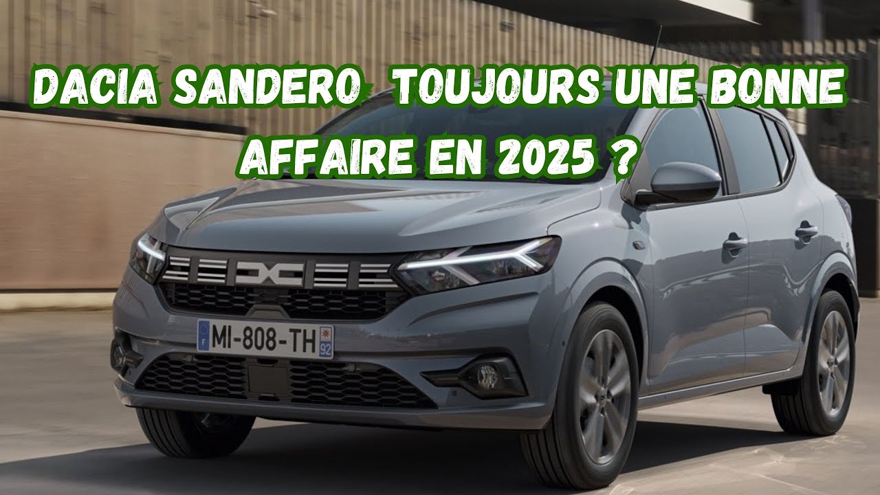 Dacia Sandero  toujours une bonne affaire en 2025 ?
