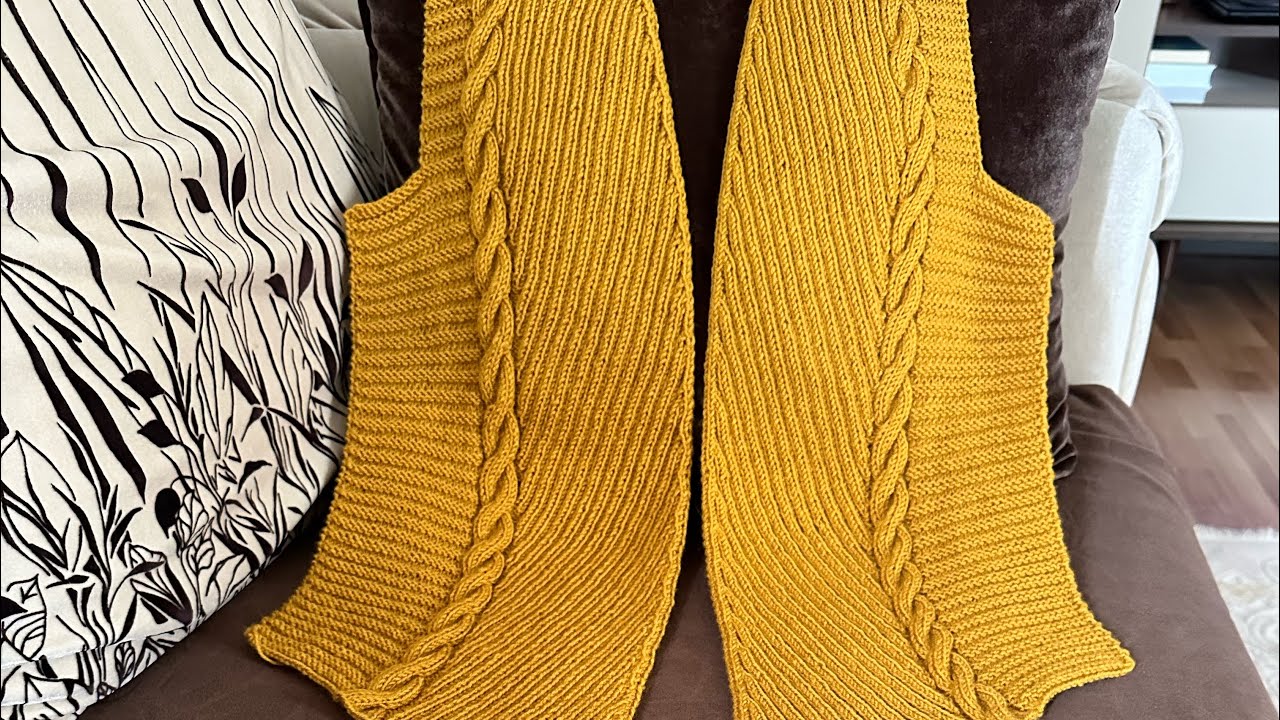 Verevine Spor Yelek Ayrıntılı Yapılış Videosu  1.BÖLÜM#handmade#örgüyelekyapılışı#sporyelek