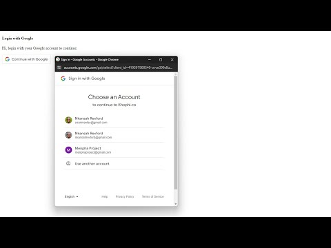 Google OAuth2 with Angular 17+ and Django 5+