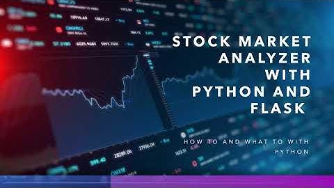 Preview - Stock market Analyser Application with Python and flask (Indian Market)