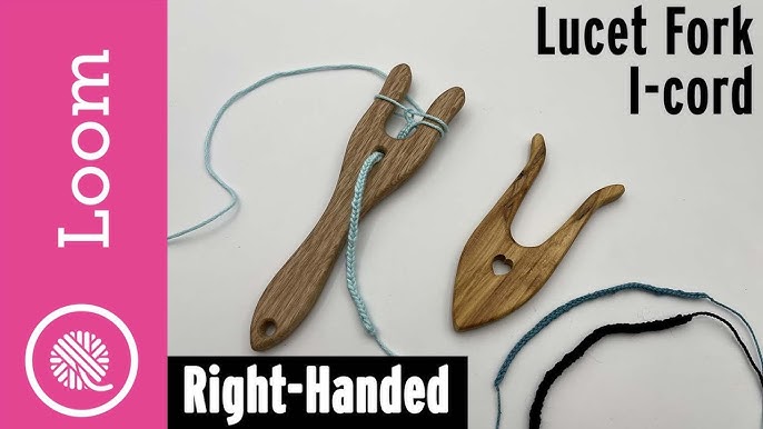  freneci 4X Wooden Knitting Fork Lucet Tool for Making Cord  Weaving DIY Crafts Making