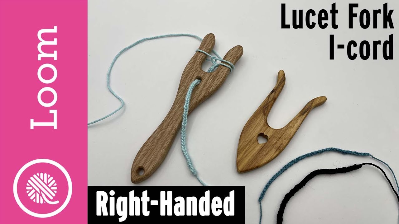 How to Use a Lucet Fork Right Handed YouTube