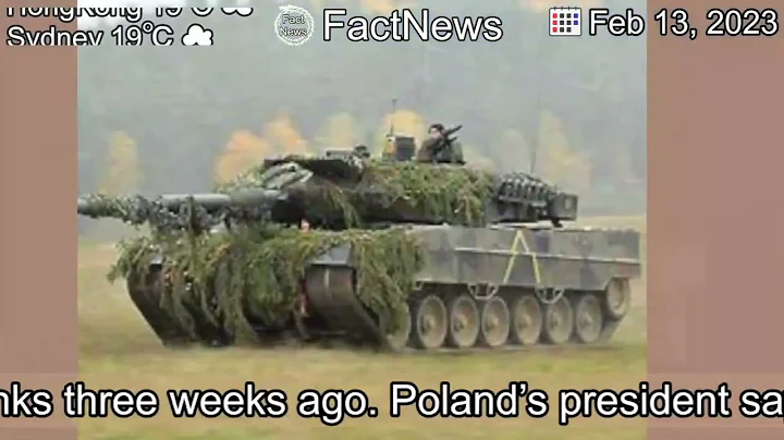 [Latest]Ukrainians Demonstrate Training on Leopard Tanks in Poland