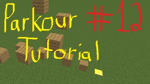 Minecraft Tutorial: How to build a Parkour - EP12