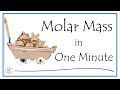 Molar mass in one minute