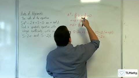 A-Level Further Maths D2-03 Roots of Polynomials: Quadratic Example 2