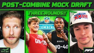 3-ROUND POST-COMBINE MOCK DRAFT | NFL Stock Exchange