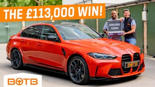 Uber Driver WINS Car! New BMW M3 Touring + £30,000 CASH! BOTB Car Winner Bmw M3 Under 30k