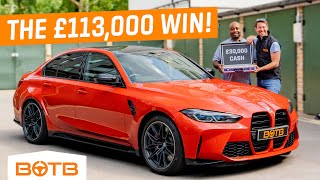 Uber Driver WINS Car! New BMW M3 Touring + £30,000 CASH! BOTB Car Winner