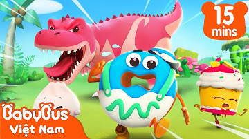 Khủng long không đáng sợ | Cuộc phiêu lưu của những bánh vòng | Nhạc thiếu nhi vui nhộn | BabyBus