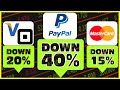 PayPal Stock Crashing | Visa & SQUARE DOWN 20% | MA Dropping - Time To Buy The Payment Stock Dip?