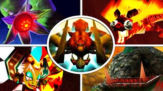 Zelda: Ocarina of Time - All Bosses (No Damage)