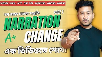 Narration Change Masterclass Part 1🔥| এক্সপার্ট হন আজই | Beginner to Pro এক ভিডিওতে | সহজ বাংলায়