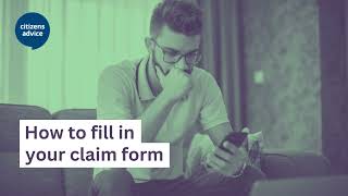 Applying for PIP  how to fill in your claim form