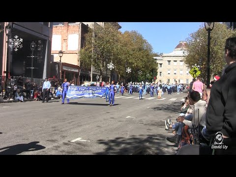 Halifax County High School (South Boston, VA) in the 2023 Raleigh Christmas Parade