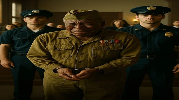 Black Homeless Veteran on Trial —When Judge Hears His Name, Entire Courtroom Rises.#emotionalstory