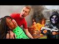 THE DOPPELGANGER BURNED DOWN CWC SAFE HOUSE !! 😱❌ REGINA & ALIE BACK SPY NINJA VY