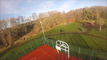 DJI f450 Quadcopter FPV Test Flight + Aerial Video