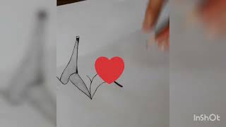how to draw a kissing lips,easy drawing for kiss step by step