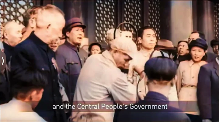 Mao Zedong 1949 speech from CGTN on founding ceremony - DayDayNews