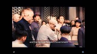 Mao Zedong 1949 speech from CGTN on founding ceremony