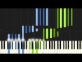 Beethoven: "Moonlight" Piano Sonata No. 14 in C# minor - Complete [Piano Tutorial] (Synthesia)