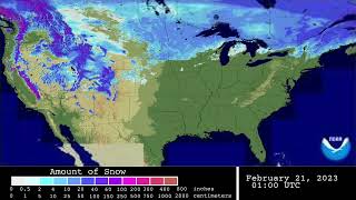 Snow of the United States Winter Season 2022 - 2023: Every Hour @MasterBeiberEverything