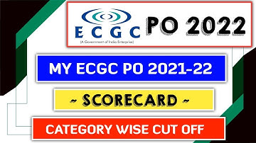 MY ECGC PO 2021-22 SCORECARD