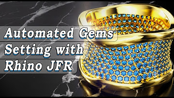 Automatic gems setting on rings with Rhino JFR